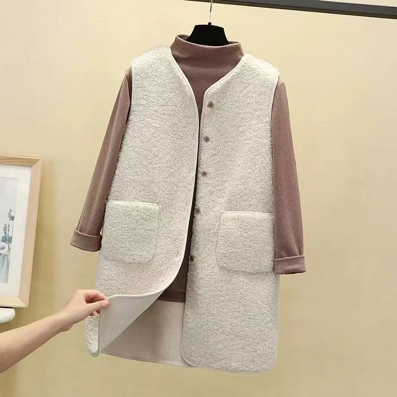 Gilet Décontracté pour Femmes Teddy