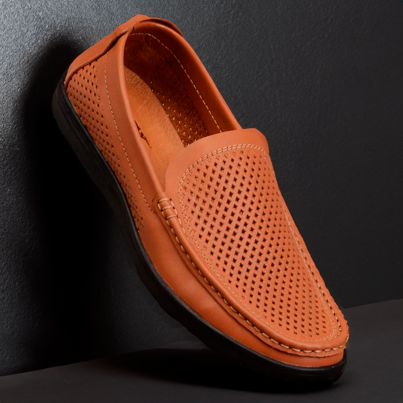 Mocassin En Cuir pour Hommes Argot