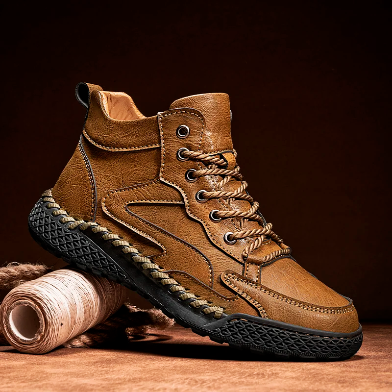 Botte En Cuir Explorer pour Hommes ECKE